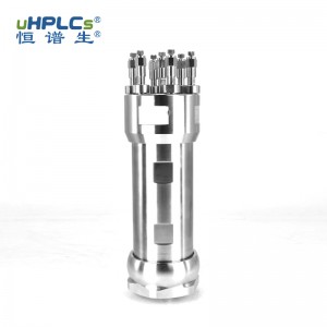 恒譜生液相色譜柱裝填裝置裝柱機(jī)勻漿罐配套一出一單接頭可定制，適用于柱管內(nèi)徑2.1#、3.0#、4.0#、4.6#、10#轉(zhuǎn)接頭